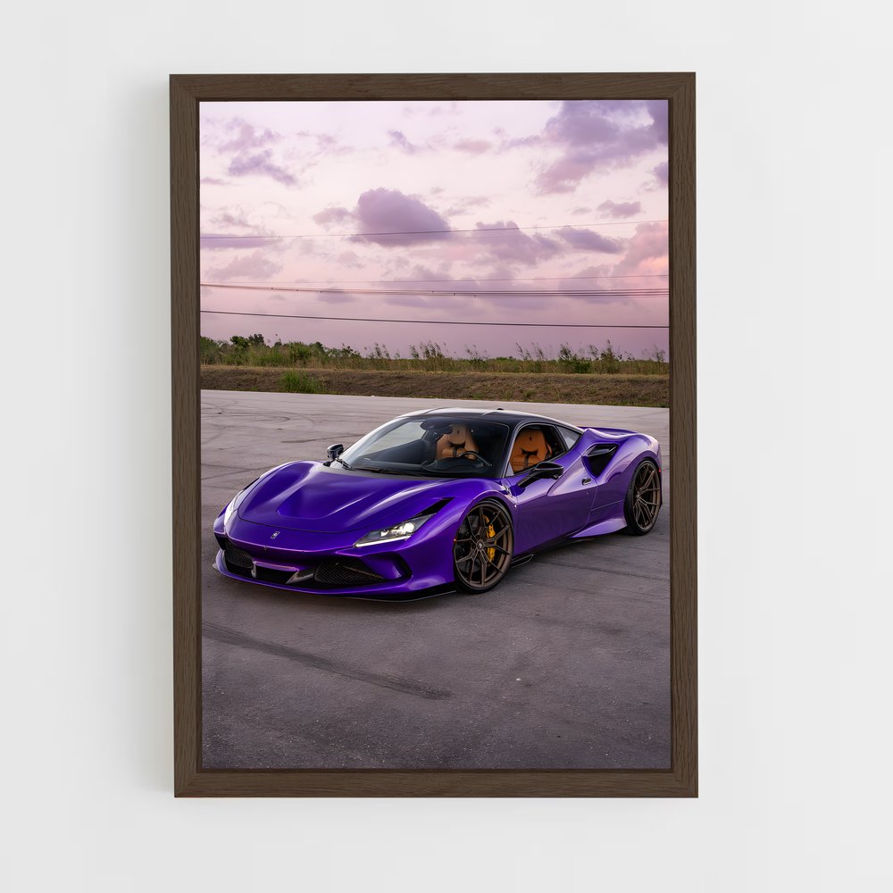Poster Tributo Quatre – affiche Ferrari (vue 5)